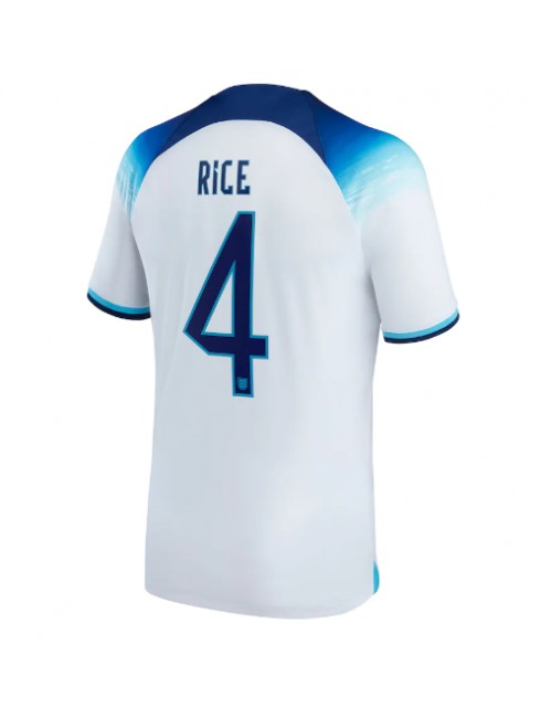 England Declan Rice #4 Heimtrikot WM 2022 Kurzarm